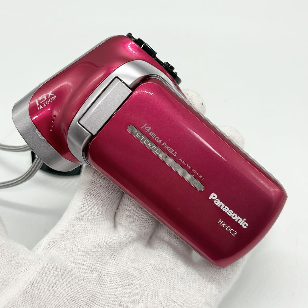 春早割 ☆元箱付き☆Panasonic メルカリ - ピンク HX-DC2 ビデオカメラ