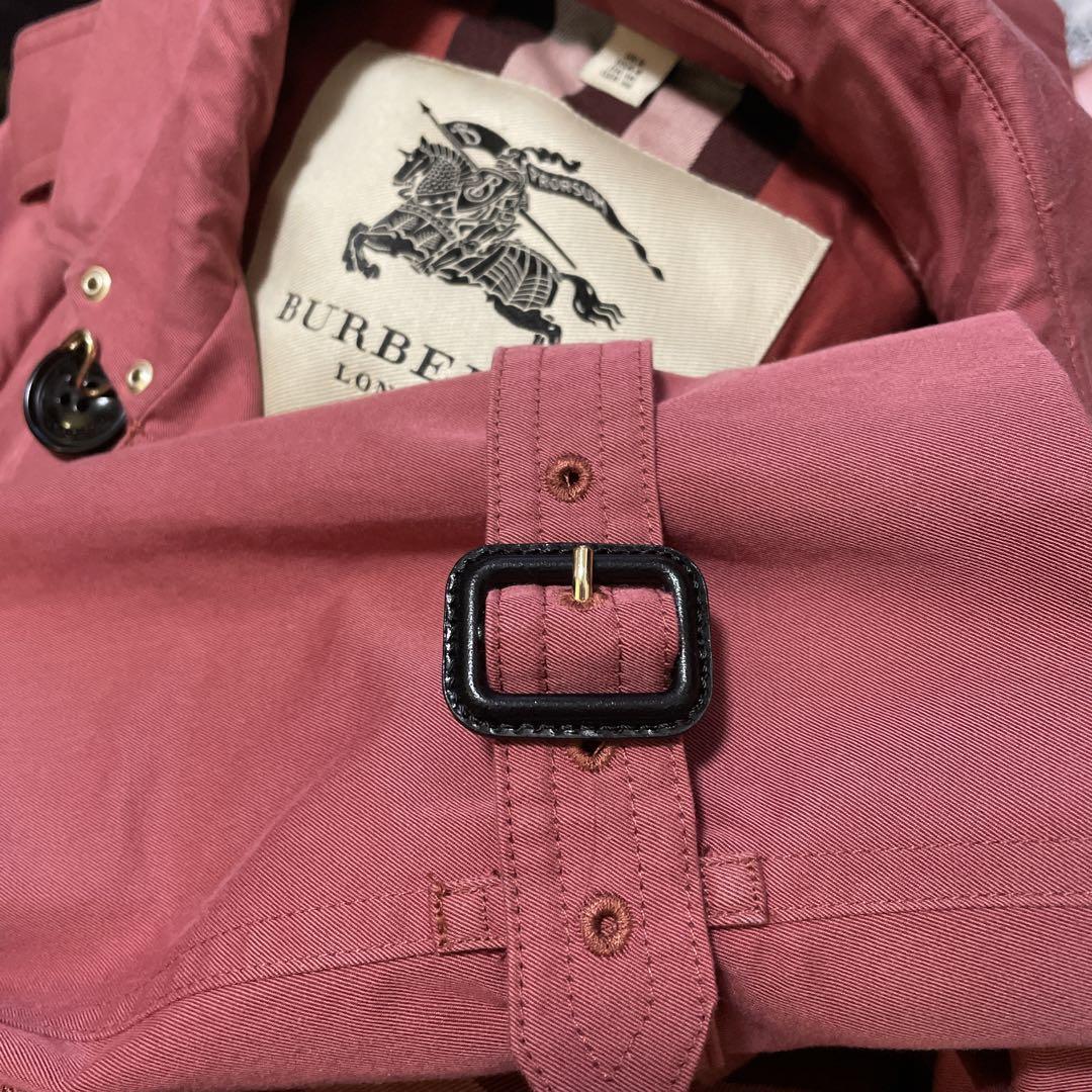 Burberry バーバリートレンチコート　スモーキーピンク