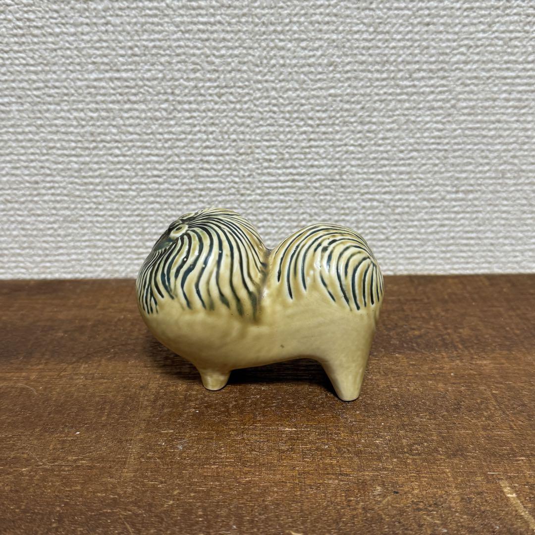 リサ・ラーソン/vintage陶器/ペキニーズ