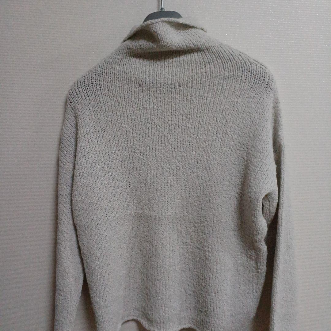 TRANSIT グレー タートルネックニット TRANSIT グレー タートルネックニット