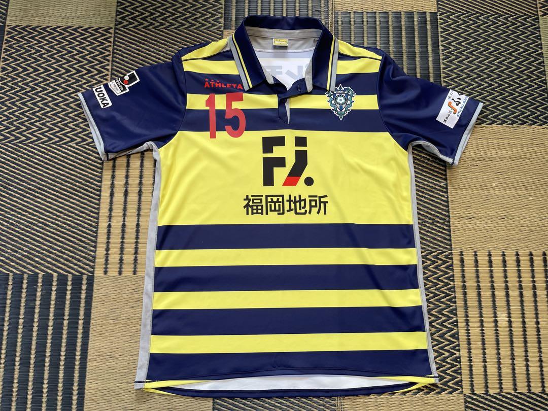 2017 アビスパ福岡 ユニフォーム O 黄紺 2017 アビスパ福岡 ユニフォーム O 黄紺 - メルカリ