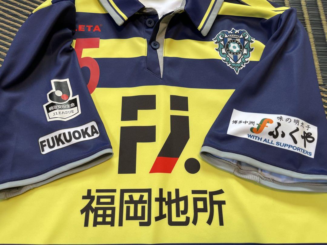 2017 アビスパ福岡 ユニフォーム O 黄紺 2017 アビスパ福岡 ユニフォーム O 黄紺 - メルカリ