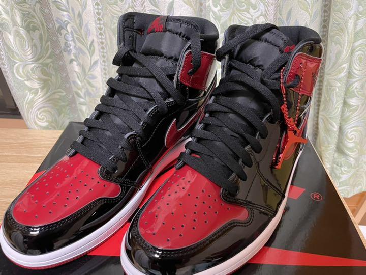 得価特価 Nike Air Jordon1 High OG Patent Bred k8Jlo-m67536839746 超特価在庫