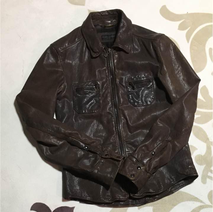 ドルチェ&ガッバーナ  ライダース風革ジャン 46