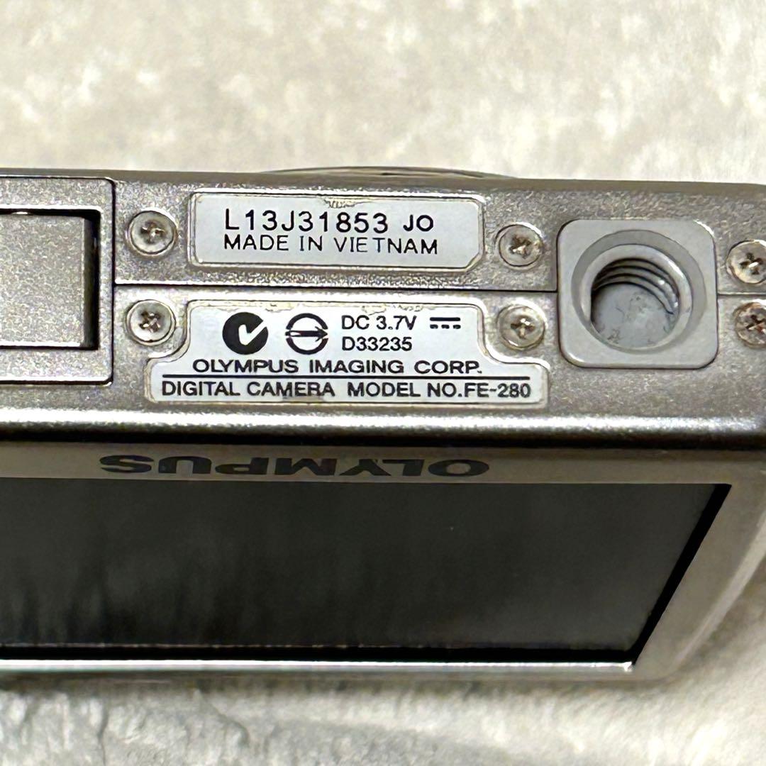 【美品 動作確認済】オリンパス CAMEDIA FE-280 デジタルカメラ