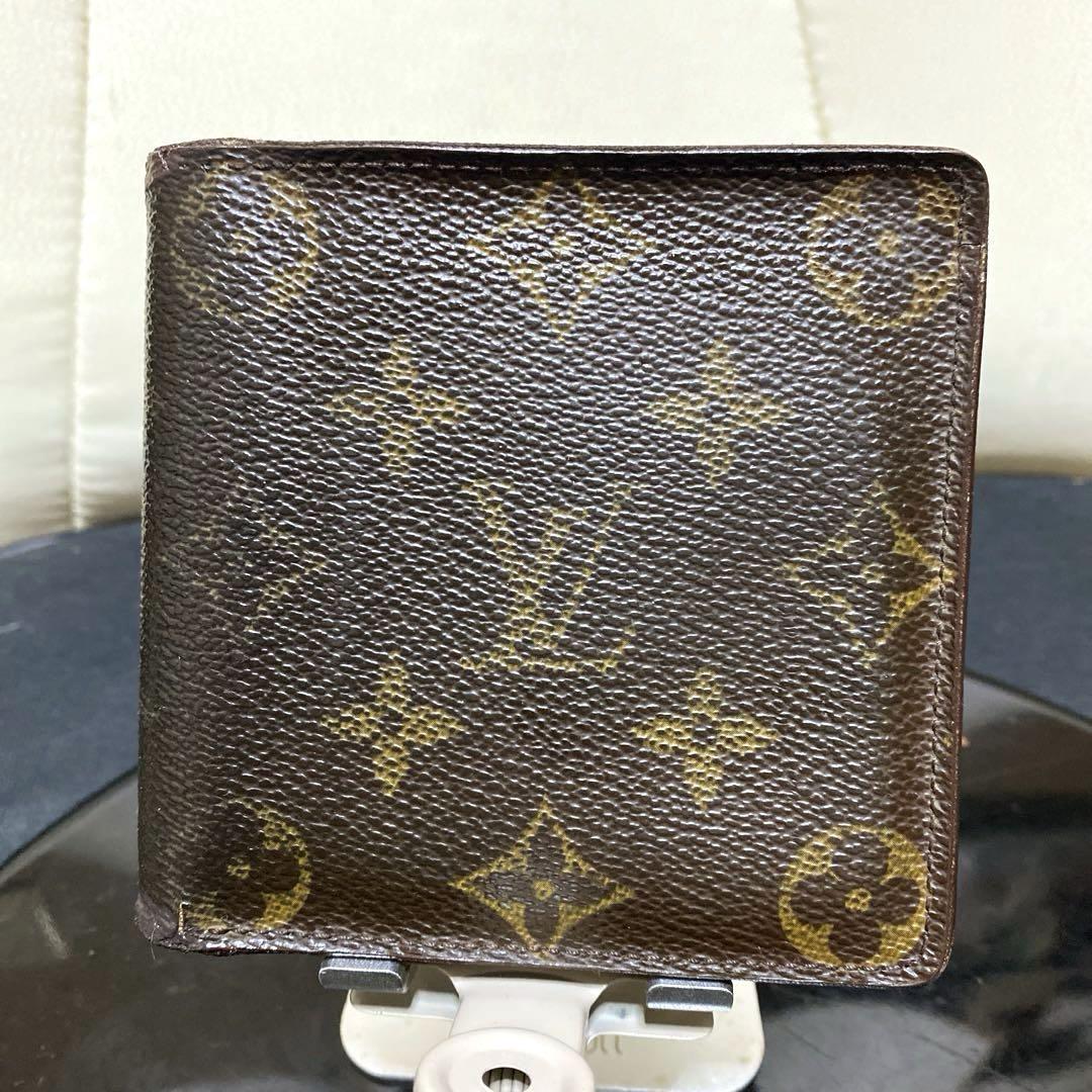 ②☆在庫SALE/良品☆モノグラム♪マルコ☆2つ折り財布★コインポケットあり