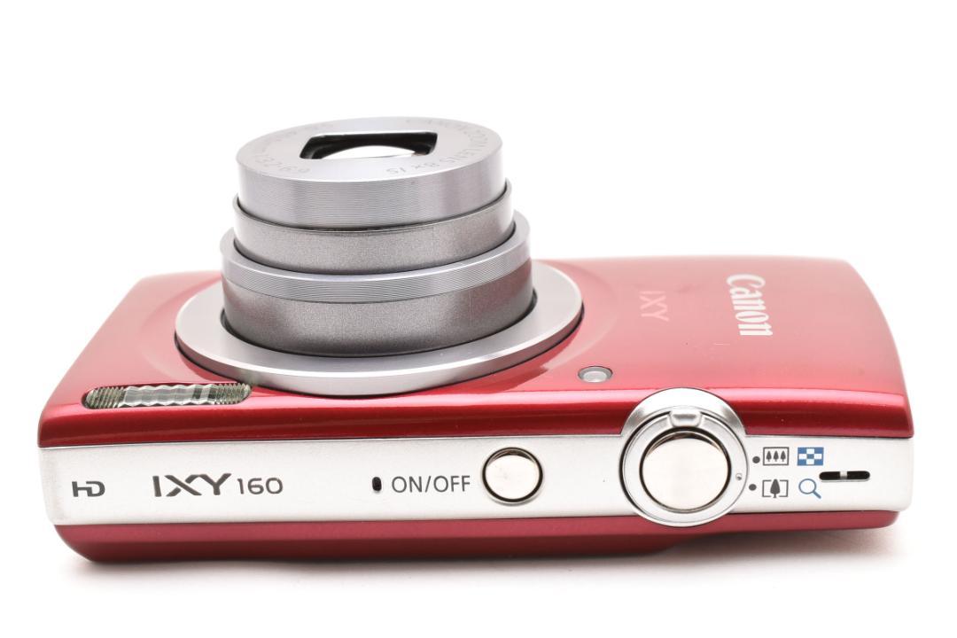 超美品 Canon IXY 160 コンパクトデジタルカメラ レッド
