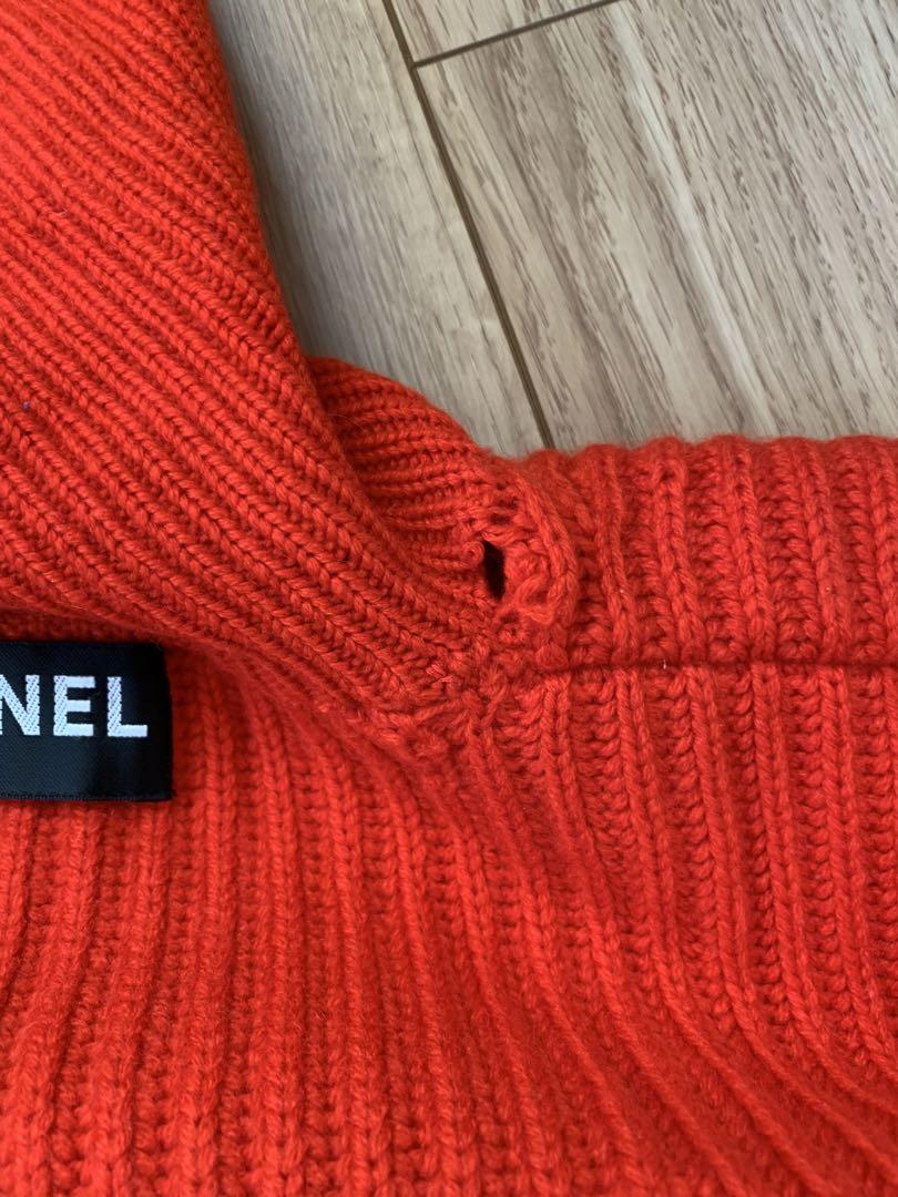 【CHANEL　シャネル　ヴィンテージ　アンティーク】ショート丈ニット