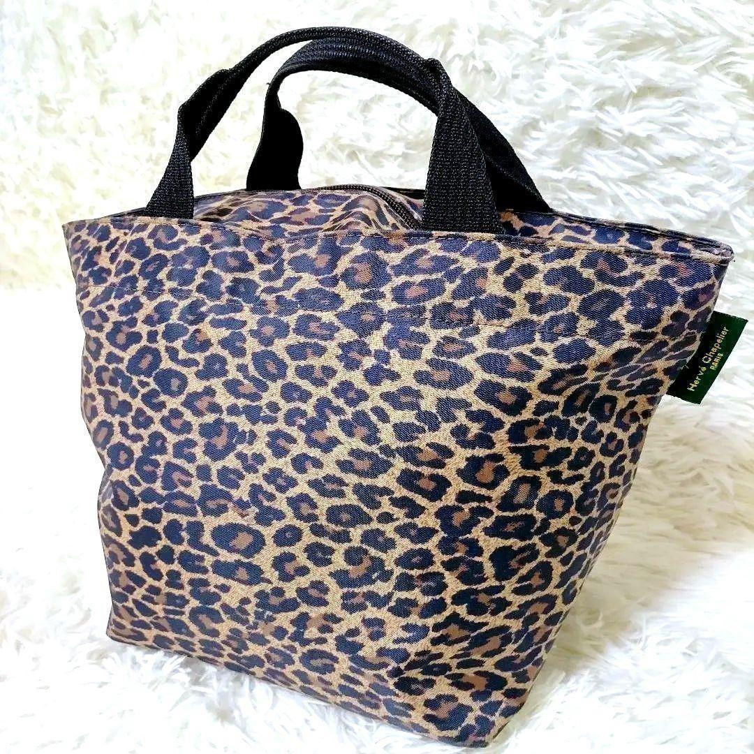 エルベシャプリエ 舟形 トートバッグ パンサー ブラン