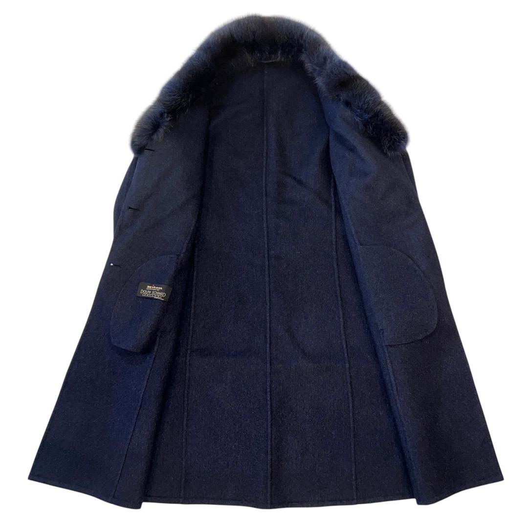 186万 新品【Kiton】ミンク毛皮 ピュアカシミア100% ロング コート