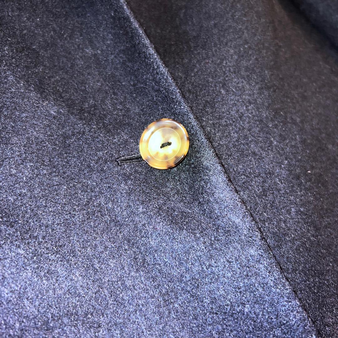 186万 新品【Kiton】ミンク毛皮 ピュアカシミア100% ロング コート