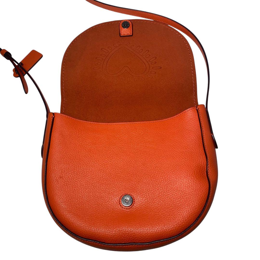 coach コーチ キースヘリング レザー ショルダーバッグ ハート