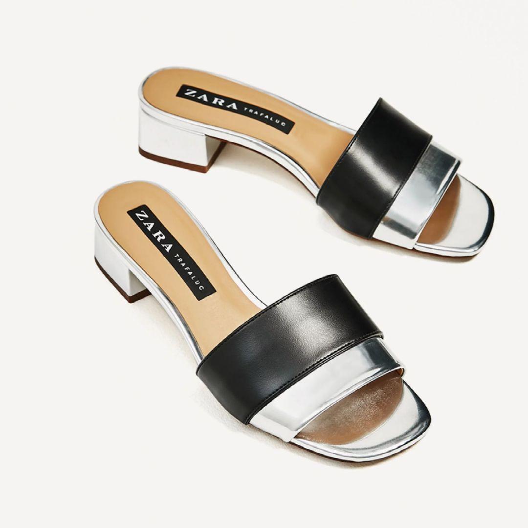 ZARA ブロックヒールサンダル 若者の大愛商品 616円引き wulift.com