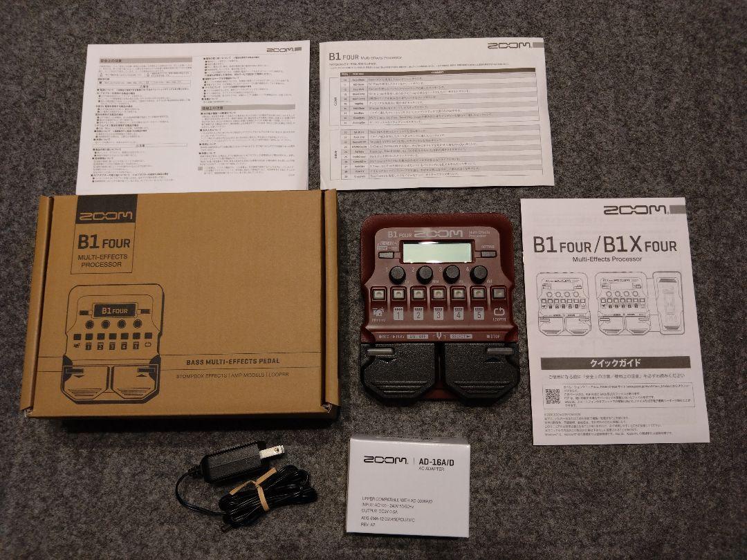 ZOOM B1 FOUR ベース用マルチエフェクター