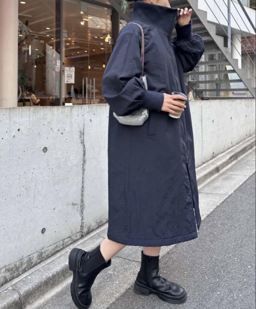 そろそろ終わり最終価格‼️ スタンドカラーボリュームスリーブコート
