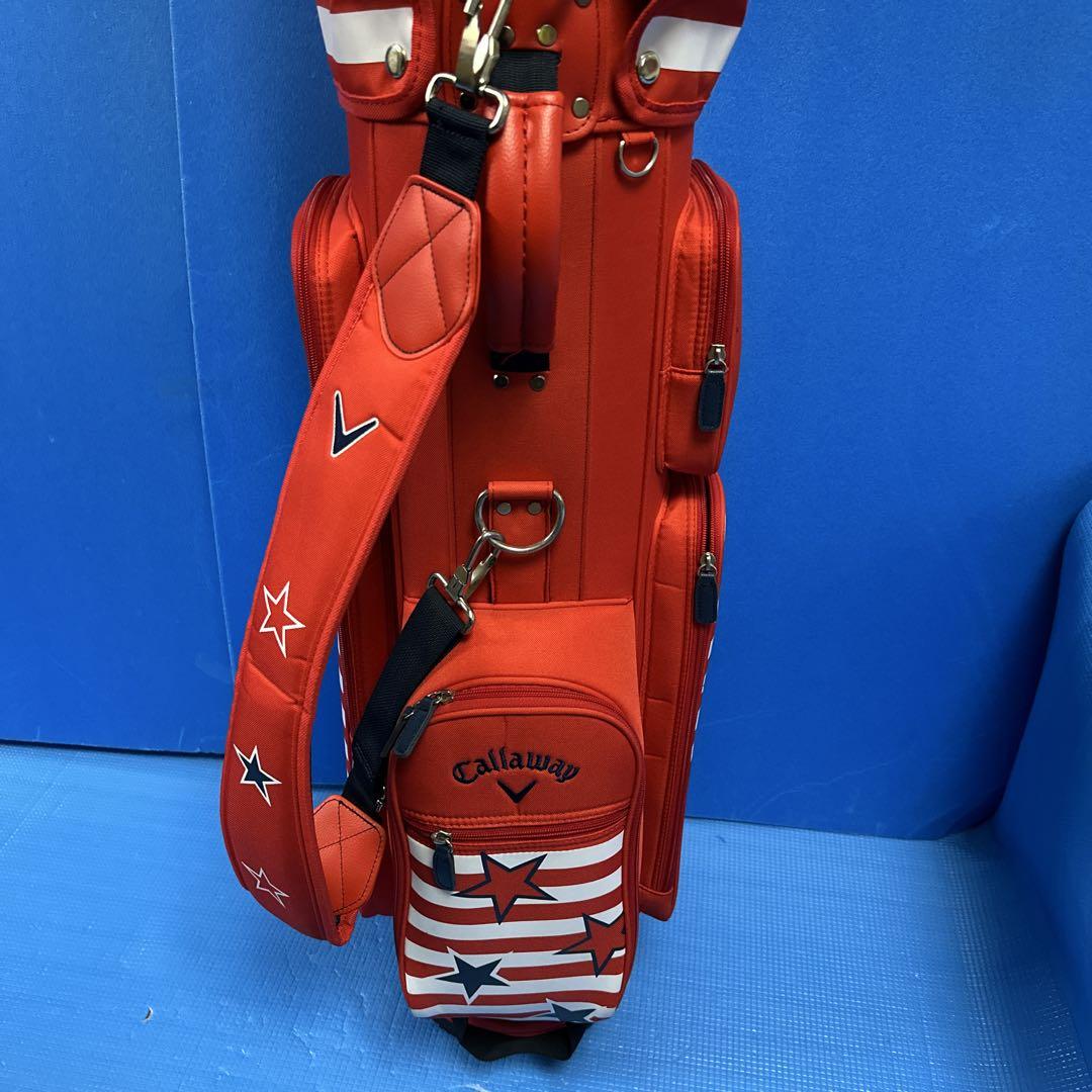 Callaway ゴルフキャディバッグ 赤