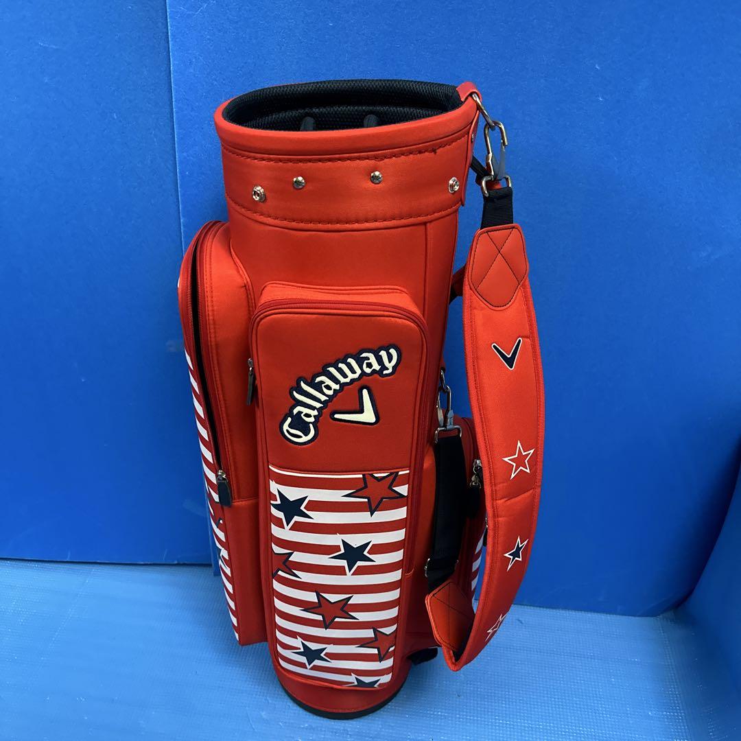 Callaway ゴルフキャディバッグ 赤