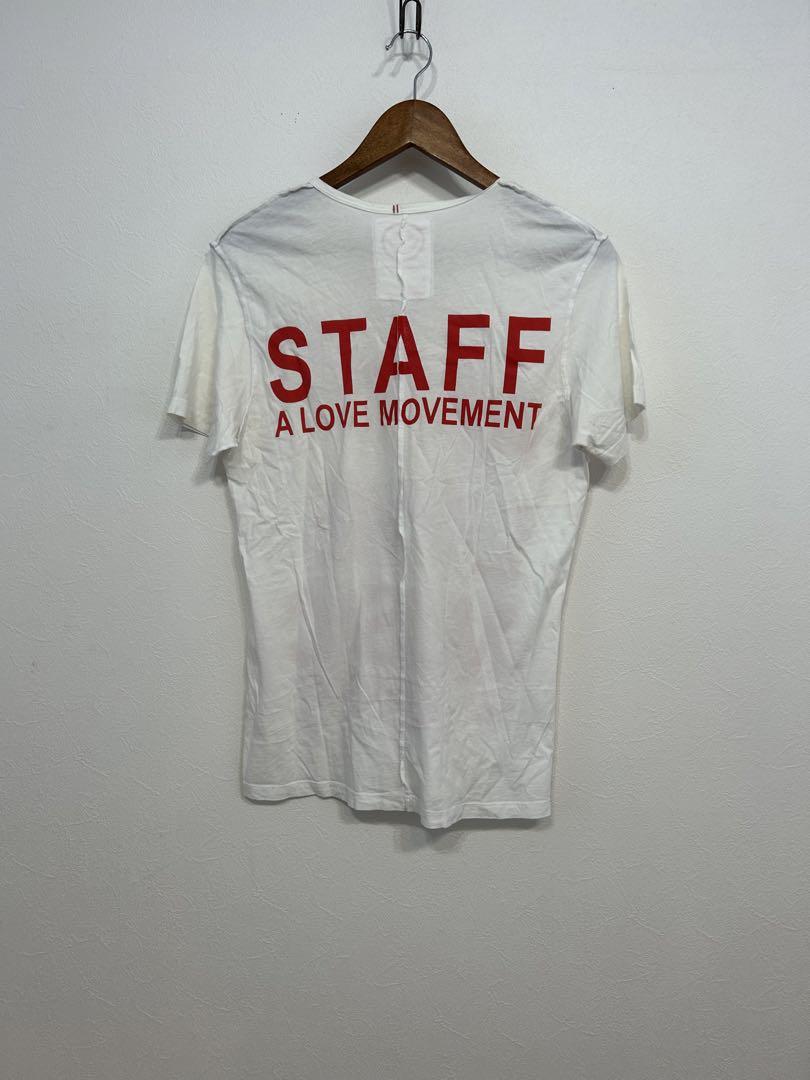 ★ A LOVE MOVEMENT  USA製　STAFF ロゴ　半袖　Tシャツ