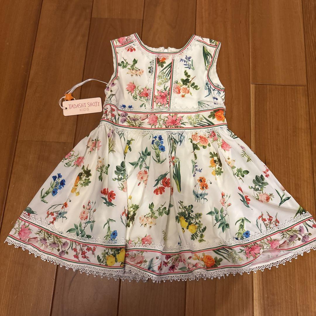 新品未使用！TADASHI SHOJI KIDS フラワープリントワンピース