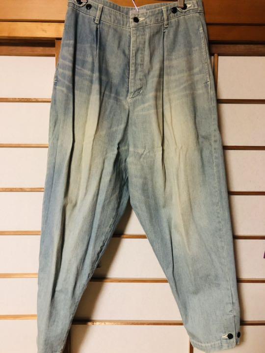 ha|za|ma 2018SS デニムワイドパンツ