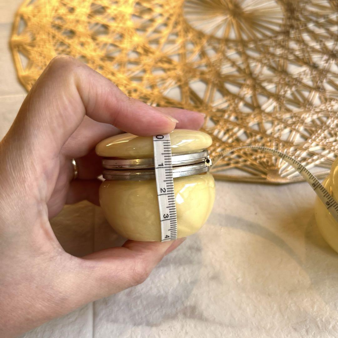 ビンテージ GENUINE ALABASTER イタリア製 ジュエリーボックス