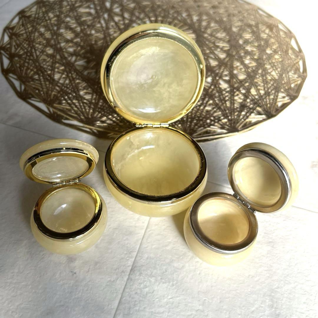 ビンテージ GENUINE ALABASTER イタリア製 ジュエリーボックス