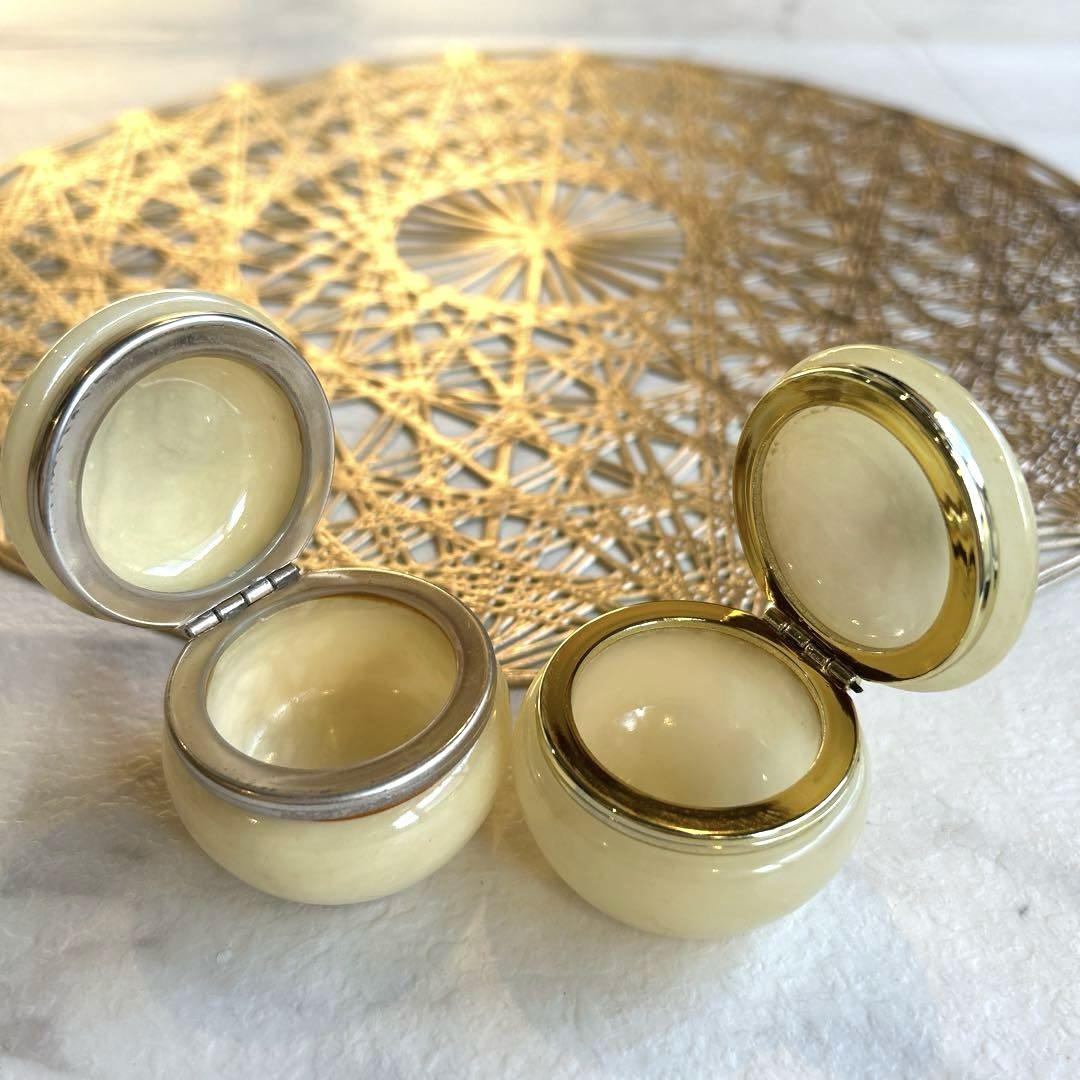 ビンテージ GENUINE ALABASTER イタリア製 ジュエリーボックス