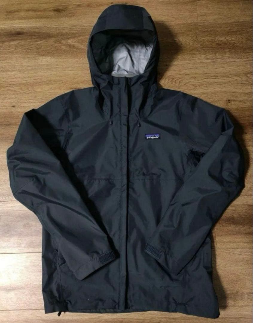 パタゴニア トレントシェル3L XS スモルダーブルー