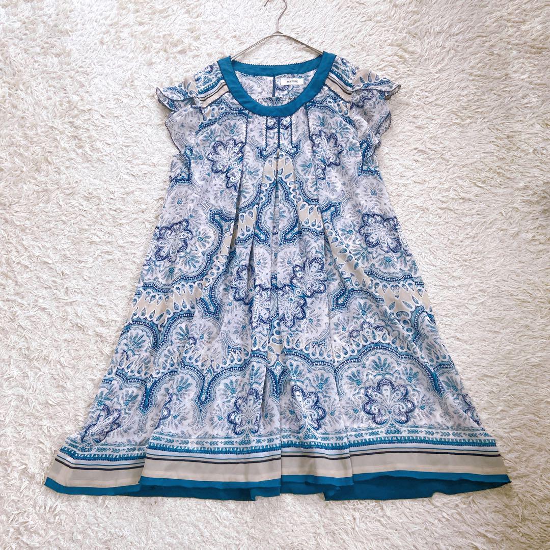 極美品　インゲボルグ　フレンチスリーブ　チュニック　現行　ピンクハウス　９号