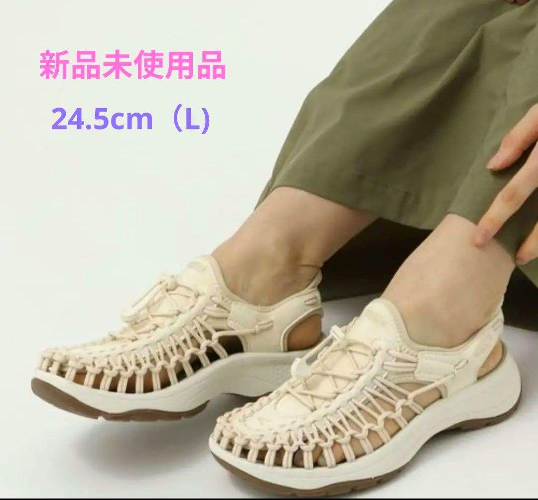 KEEN ユニークAT ホワイト　Lサイズ24.5cm 実物写真あり
