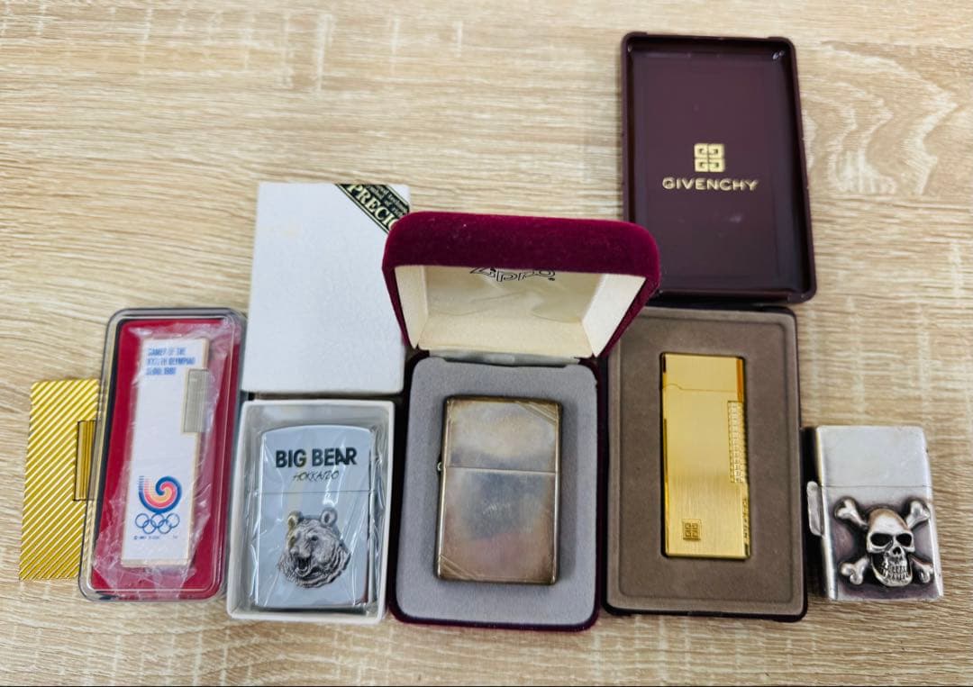 ライター　zippo ダンヒル　ジバンシー　その他　3本　計6本セット