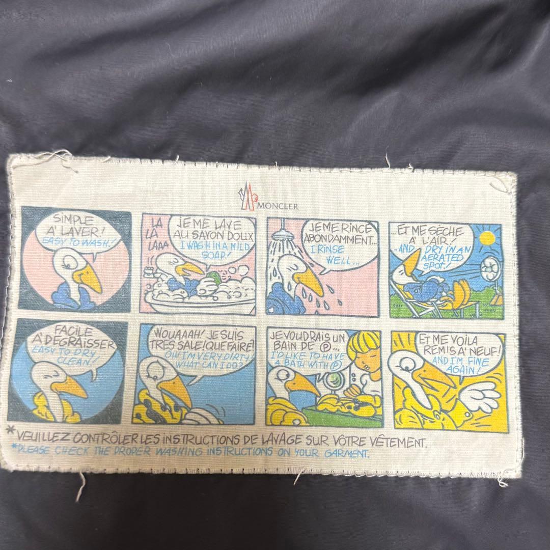 極美品 MoNCLER モンクレール ブラック ダウンジャケット M相当 メンズ 極美品 MoNCLER モンクレール ブラック ダウンジャケット M相当 メンズ