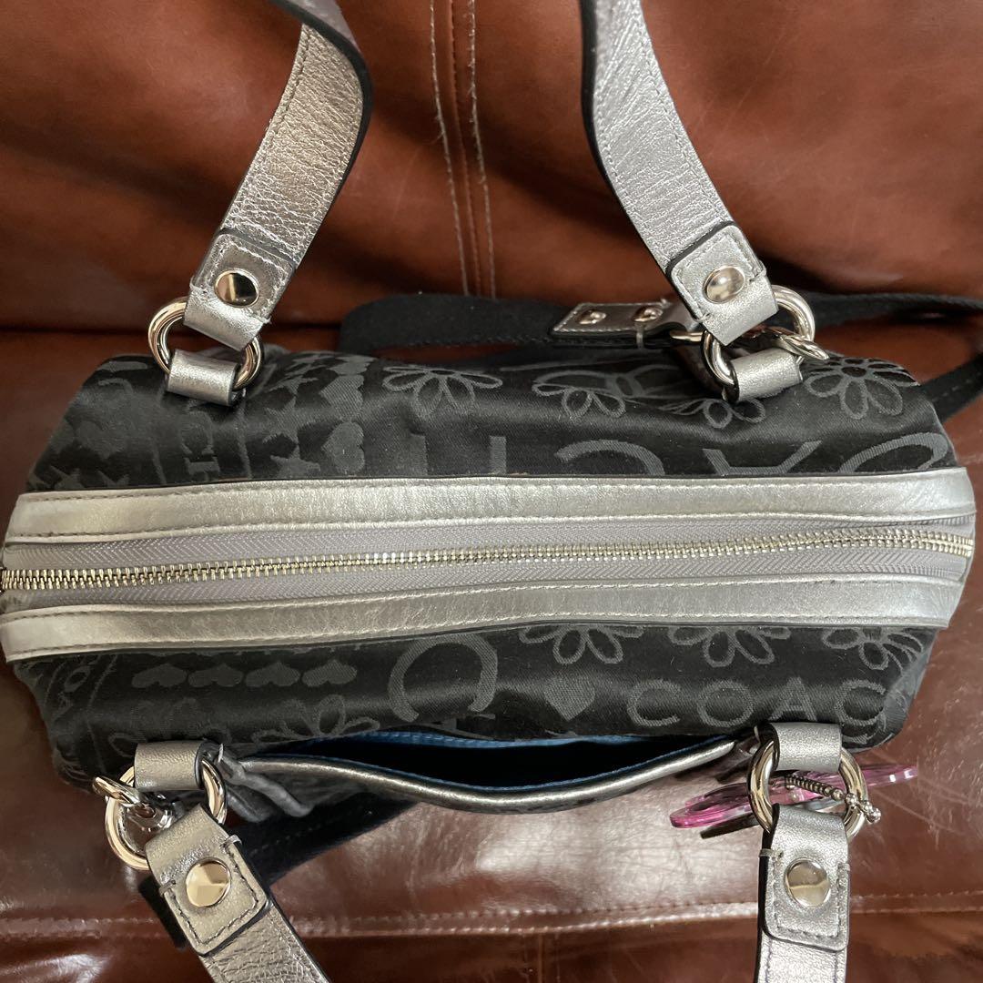 COACH ブラック ショルダー　トート　バッグ