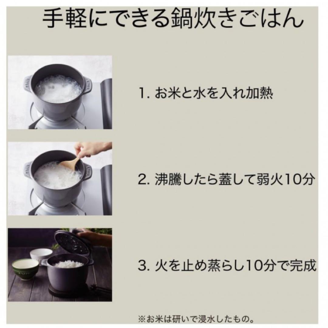 STAUB ラ・ココット de GOHAN M16cm シフォンローズ
