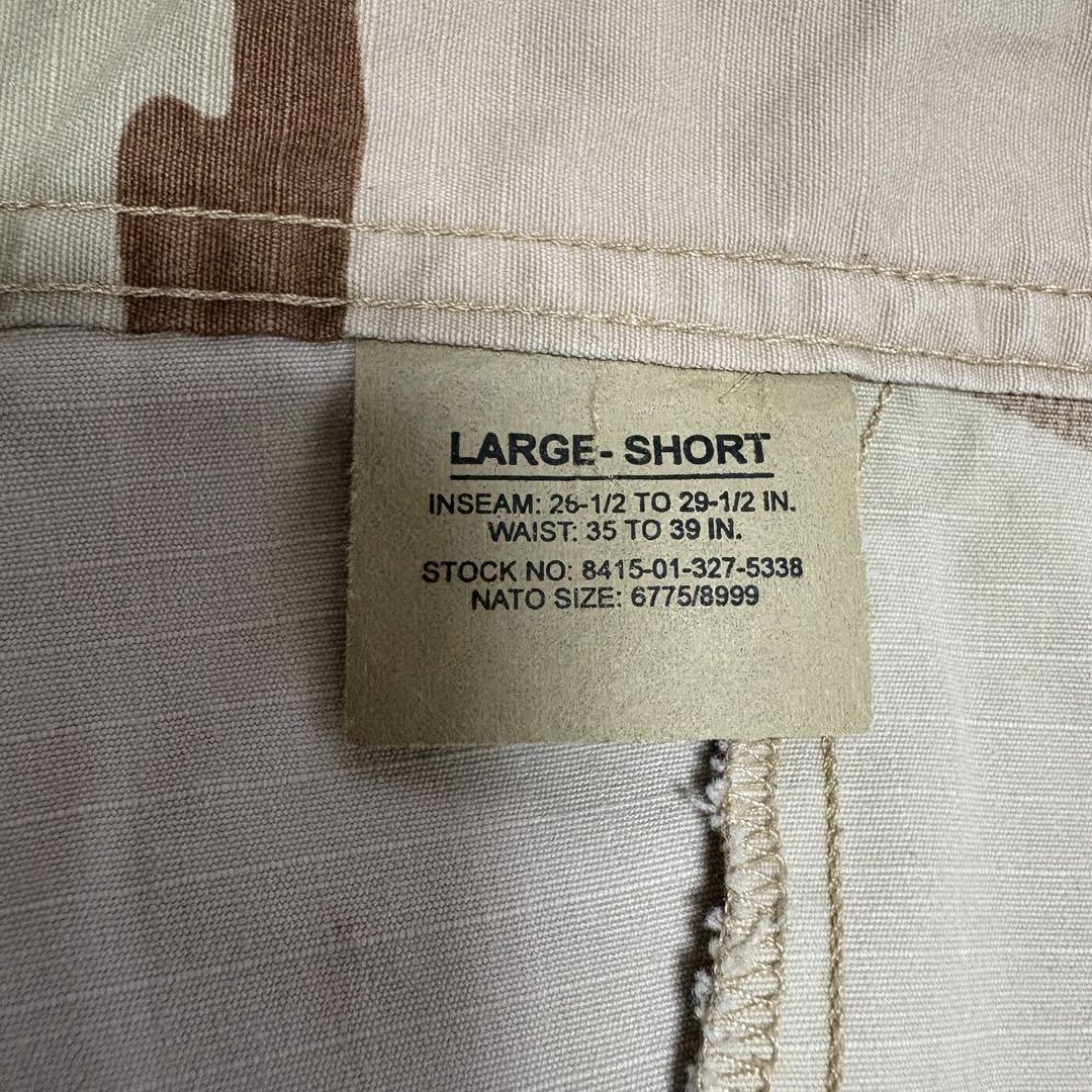 00s 米軍実物 3C デザートカモ 迷彩 カーゴパンツ LARGE-SHORT