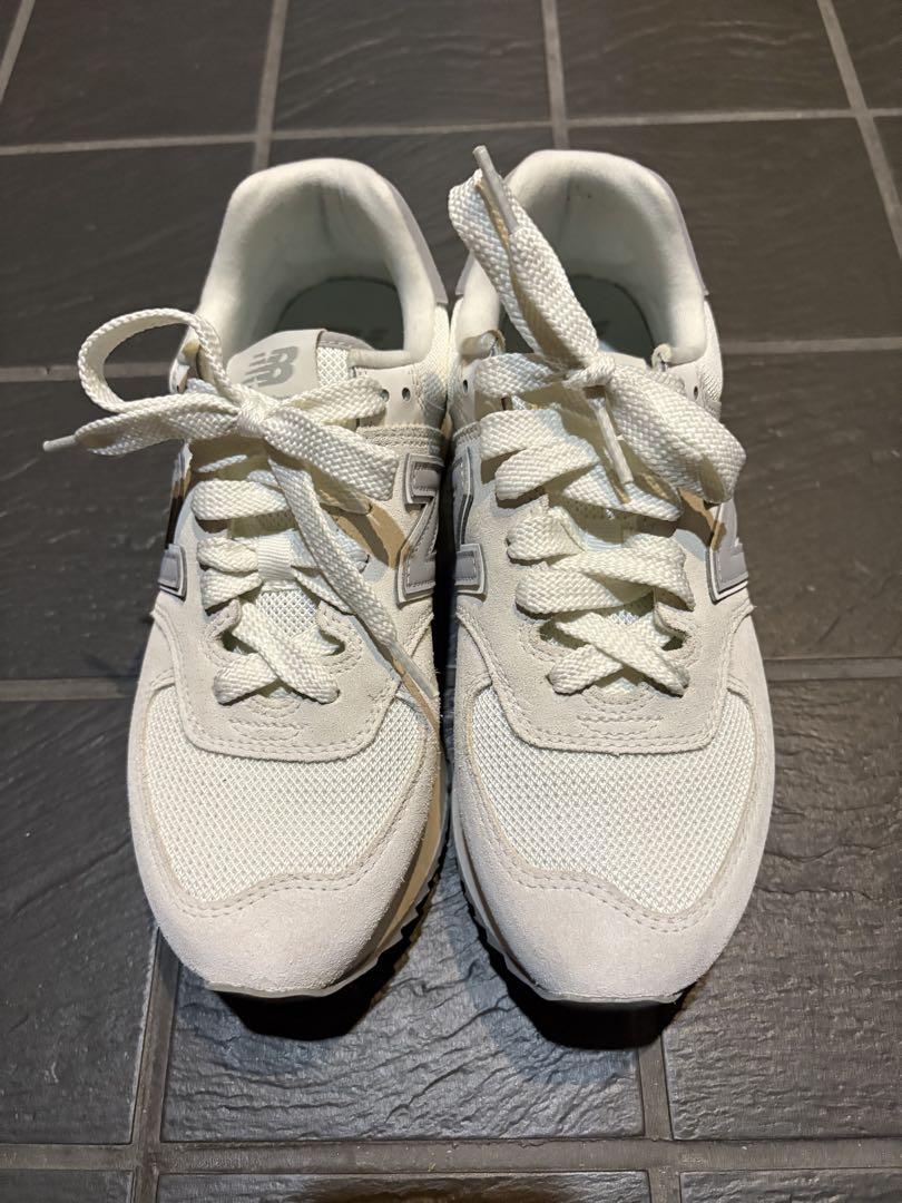 New Balance WL574 25cm オフホワイト