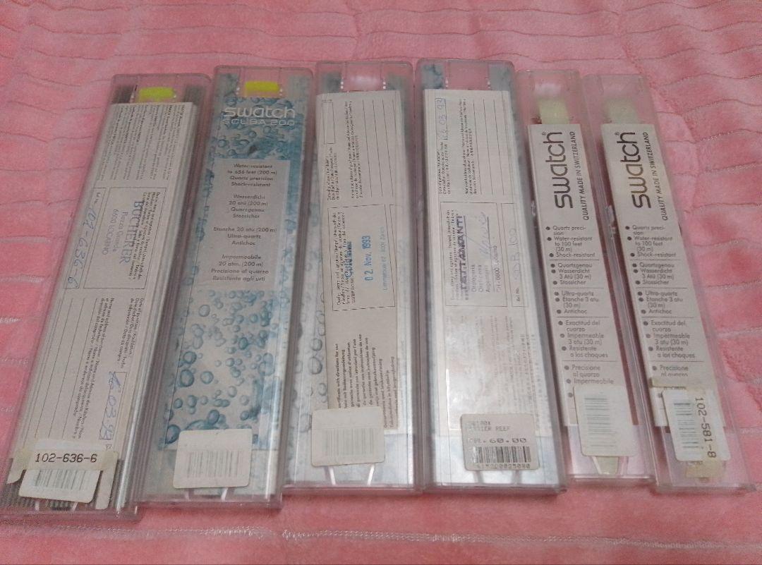 Swatch Grand Prix等 時計 6本セット 箱付き まとめ売り Swatch Grand Prix等 時計 6本セット 箱付き まとめ売り