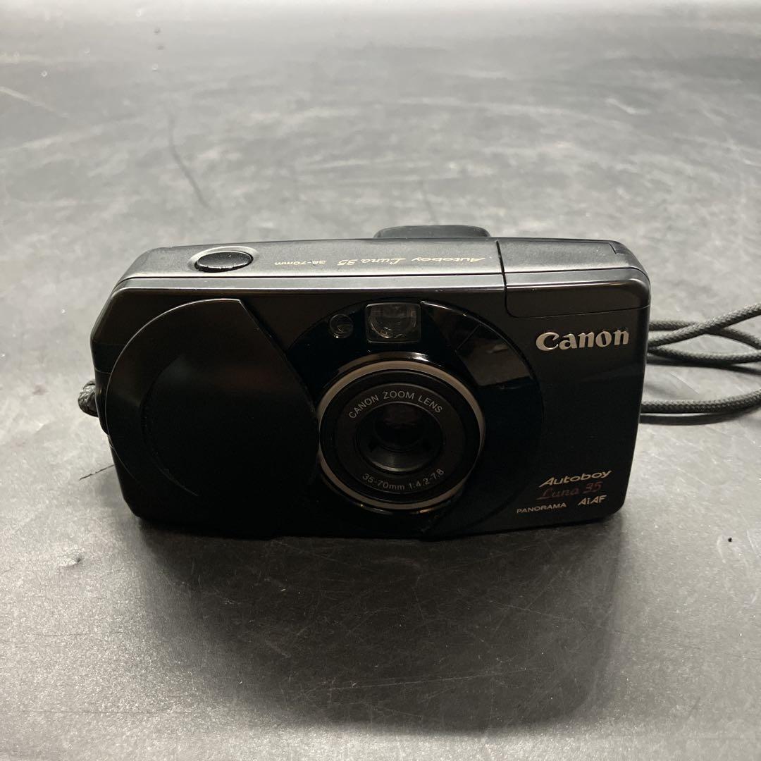 #35★良品★Canon Autoboy Luna AiAF フィルムカメラ Exc+++++ ] Canon Autoboy Luna 35 panorama Ai AF Black Film