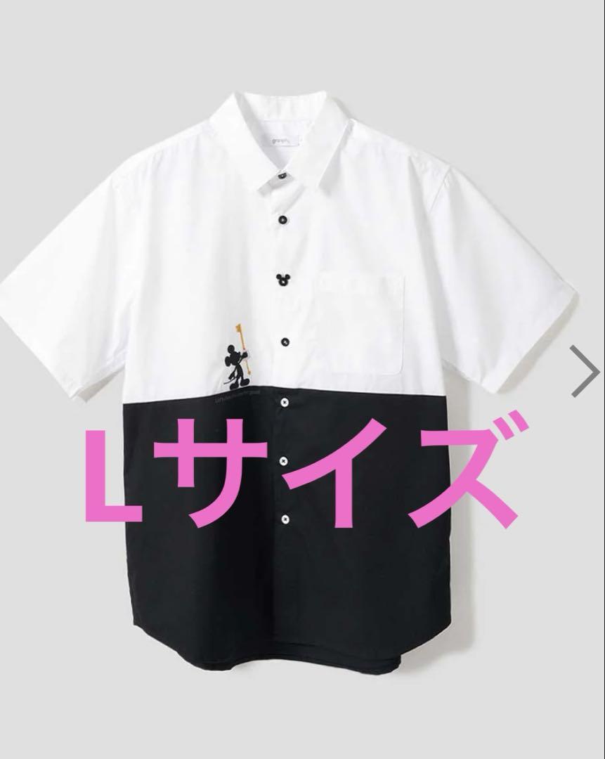 グラニフ　キングダムハーツ　ルーズフィット半袖シャツいっしょに鍵をかけよう S いっしょに鍵をかけよう！｜ルーズフィット半袖シャツ｜ユニ