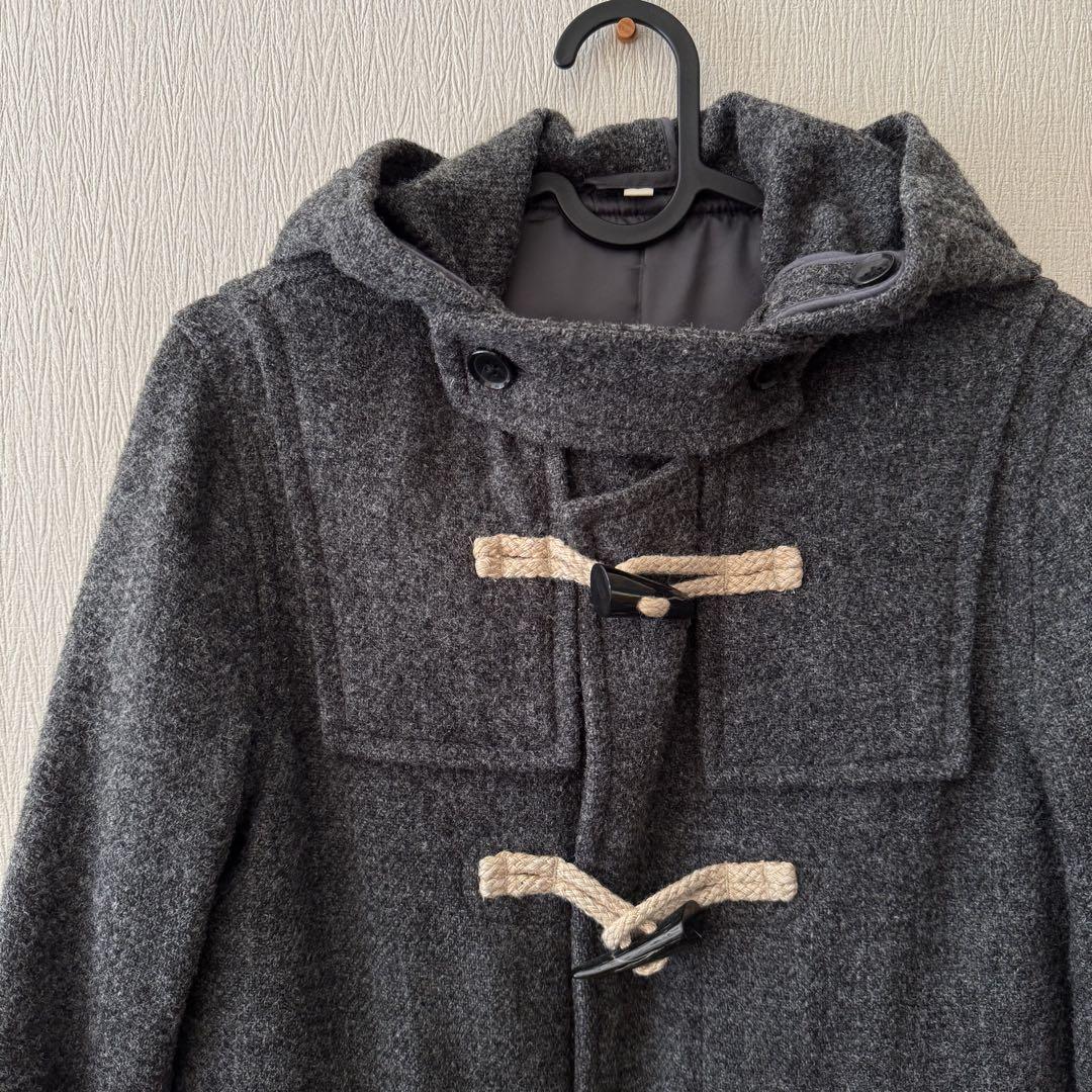【美品】 MUJI LABO × ハリスツイード ダッフルコート
