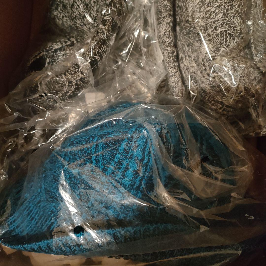 CA4LA】CABLE THERMO HAT ハット 春夏　ブルー