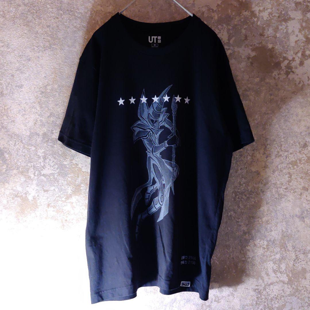 遊戯王 オーバーサイズTシャツ 黒 ブラック・マジシャン 遊戯王 Yu-Gi-Oh! ブラックマジシャンガール Tシャツ LLサイズ