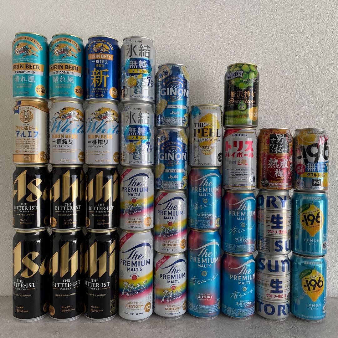 ビール、チューハイまとめ売り