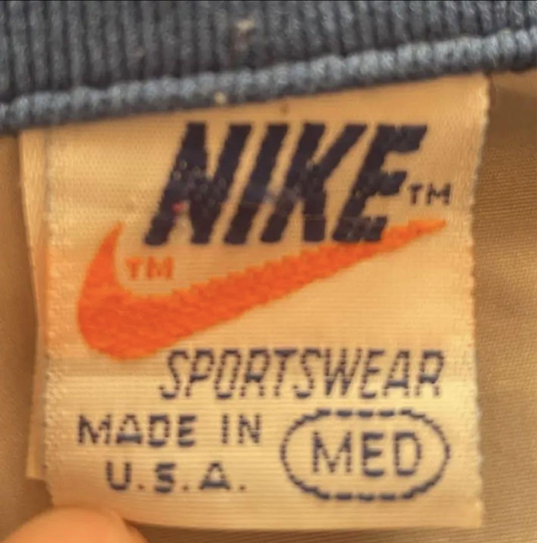 【着用１回】名作 70sNIKE オレンジタグ アノラック ナイロンプルオーバー