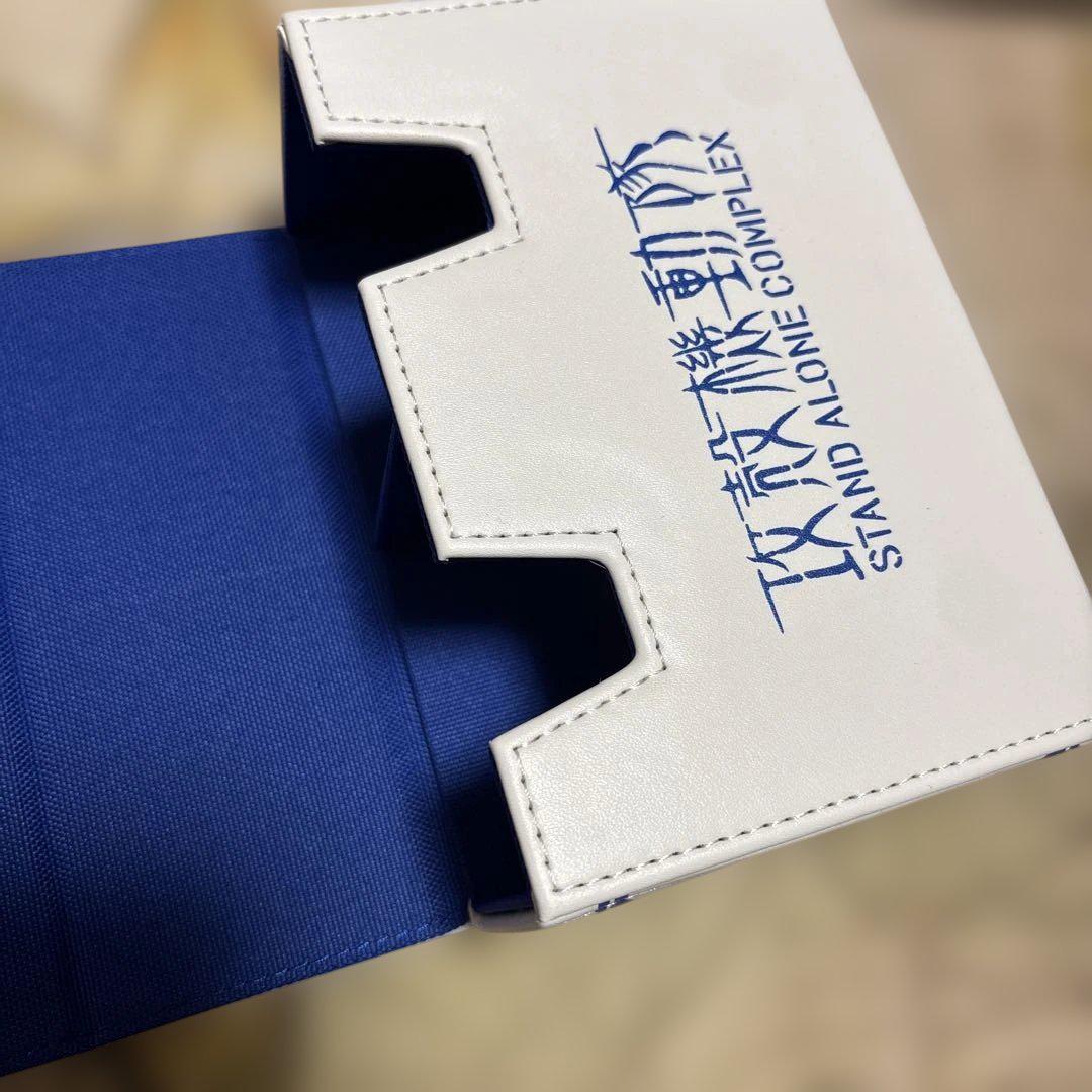 攻殻機動隊 トレカアイテムくじ A賞 合皮製デッキケースW 「笑い男」 攻殻機動隊 トレカアイテムくじ A賞 笑い男 合皮製デッキケースW
