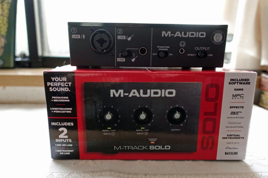 M-AUDIO M-Track SOLO USBオーディオインターフェース