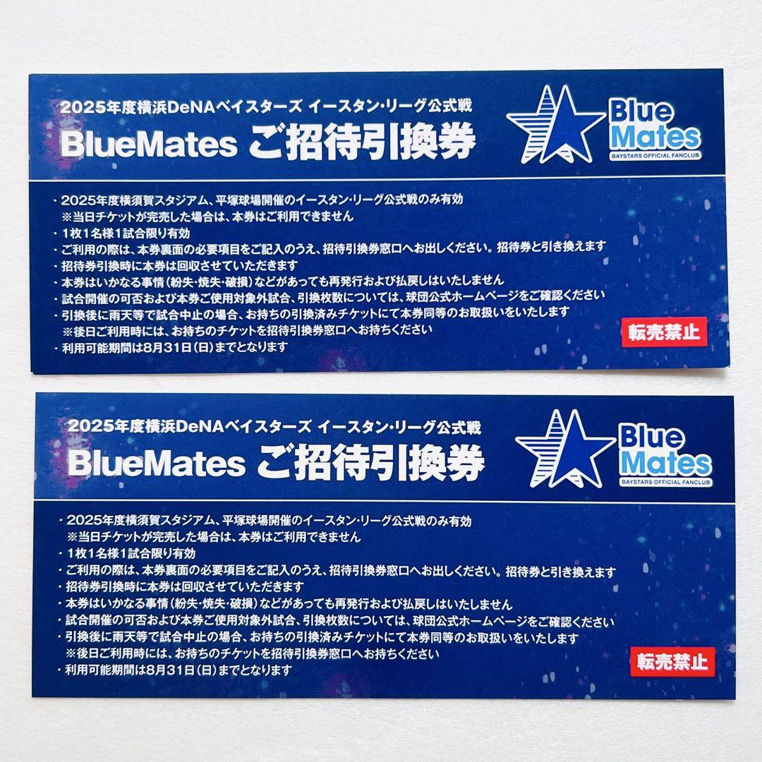 ベイスターズ 2025 イースタン・リーグ公式戦 BlueMates 招待