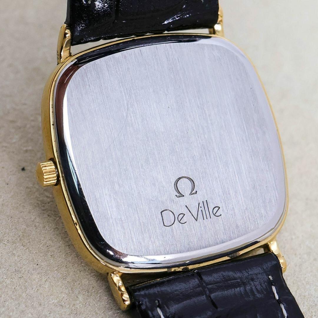 稼働 OMEGA DE VILLE 腕時計 ゴールド文字盤 スクエア 692 稼働 OMEGA DE VILLE 腕時計 ゴールド文字盤 スクエア 692