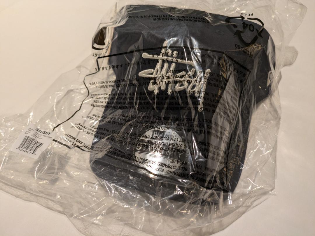 Stussy ベースボールキャップ 帽子 New Era ブラック