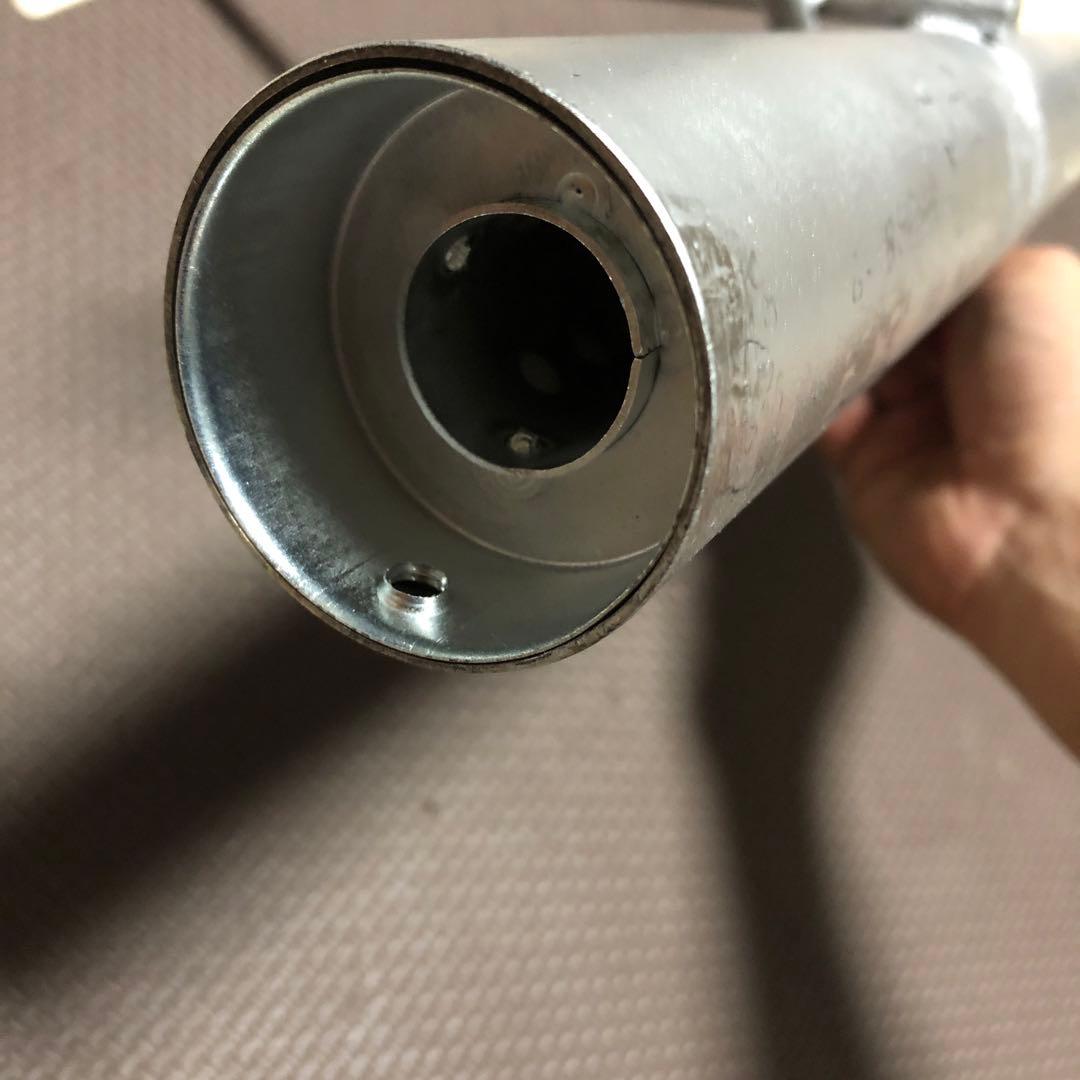 送料無料の商品多数！ GE8 百式自動車 リアストレートマフラーやや傷や汚れあり